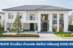 บ้านเดี่ยว บ้านแฝด เปิดใหม่ พร้อมอยู่ 2025/2568