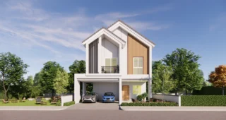 The Grand ไทยสมบูรณ์ ประชาอุทิศ 90 บ้านแฝดและบ้านเดี่ยว สไตล์นอร์ดิก ใกล้ Village Hub ประชาอุทิศ